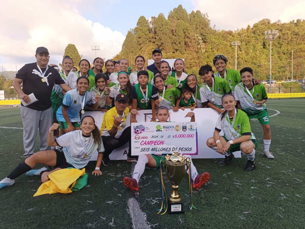 Atlético Dosquebradas campeón del Séptimo Torneo Nacional de Fútbol Femenino