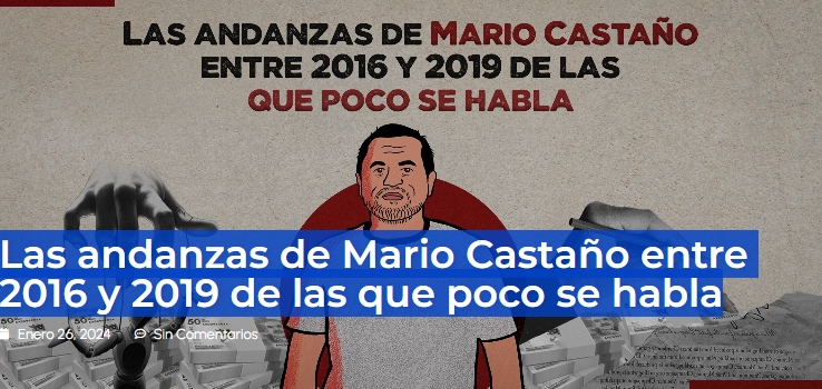 Las andanzas de Mario Castaño entre 2016 y 2019 de las que poco se habla
