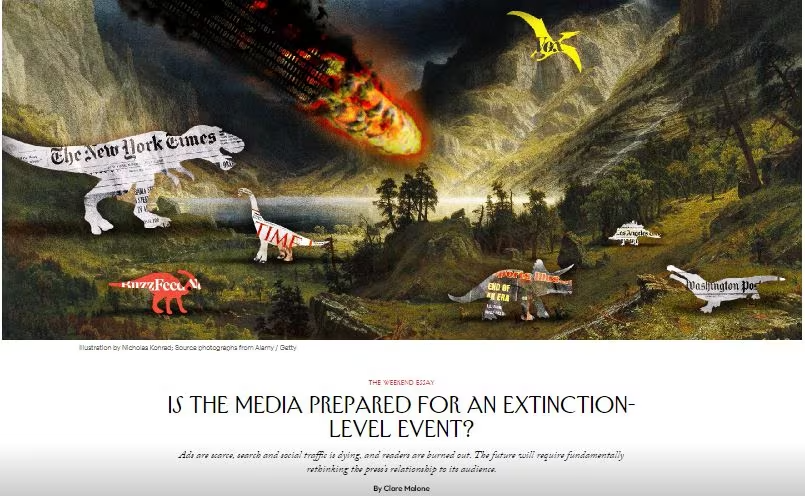 ¿Están los medios preparados para un evento de nivel de extinción? The New Yorker
