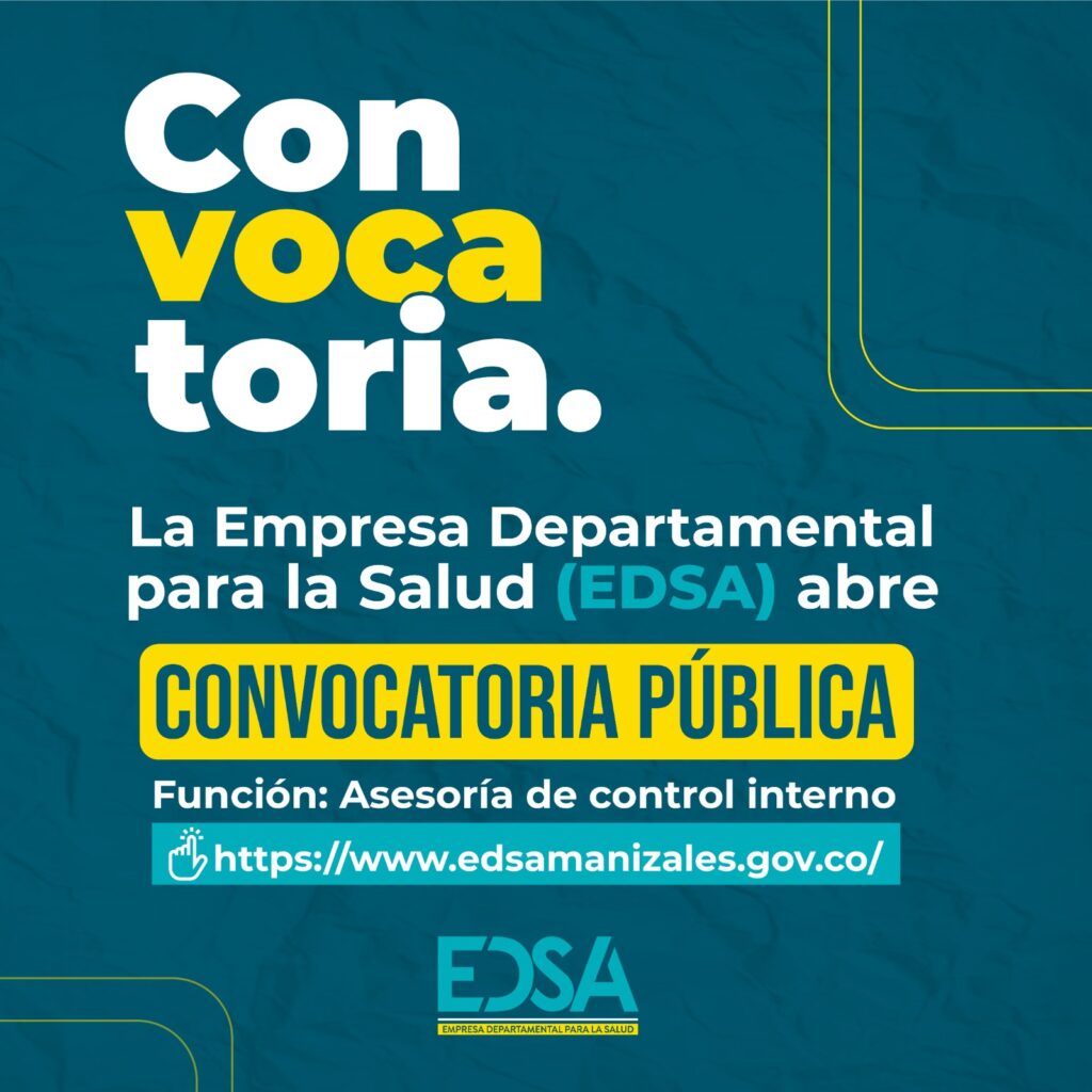 Participe en la convocatoria pública de EDSA para prestar la asesoría de control interno a la entidad