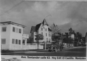 Avenida Santander. Calle 63. Hoy Edificio el Castillo