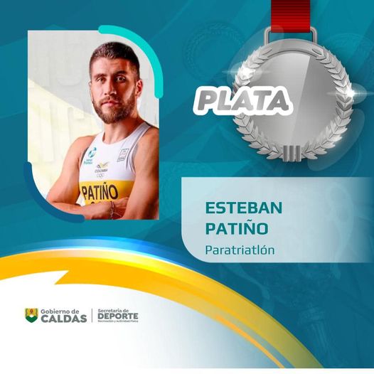 Caldas y Colombia tienen subcampeón panamericano en paratriatlón , Esteban Patiño,