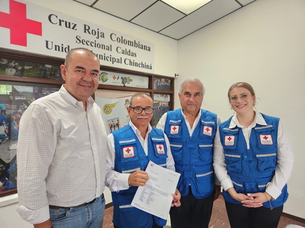 Se fortalece la Cruz Roja colombiana en los municipios de Caldas
