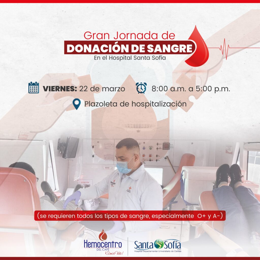 Mañana: Gran jornada de donación de sangre