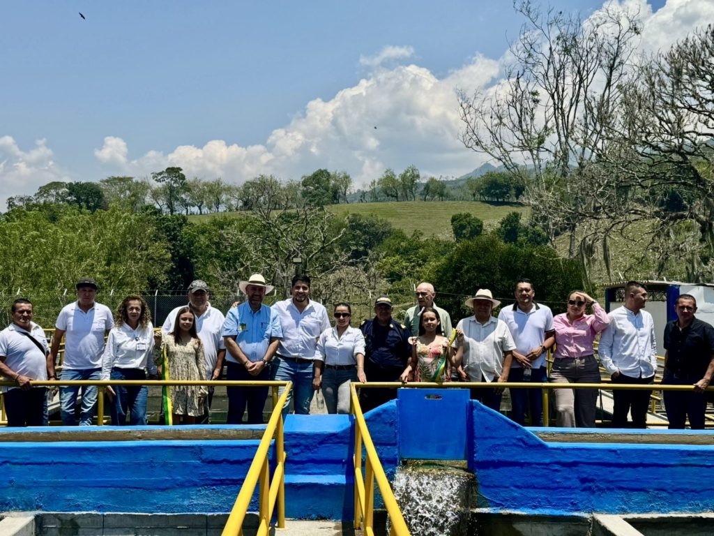 Empocaldas inauguró obra de ampliación de la Planta de Tratamiento de Agua Potable El Bosque, en el municipio de Supía
