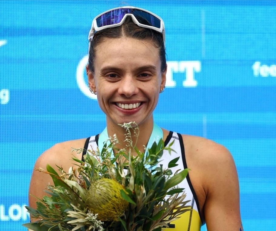 María Carolina Velásquez, triatleta apoyada por la Gobernación de Caldas, cerca de llegar a los Olímpicos