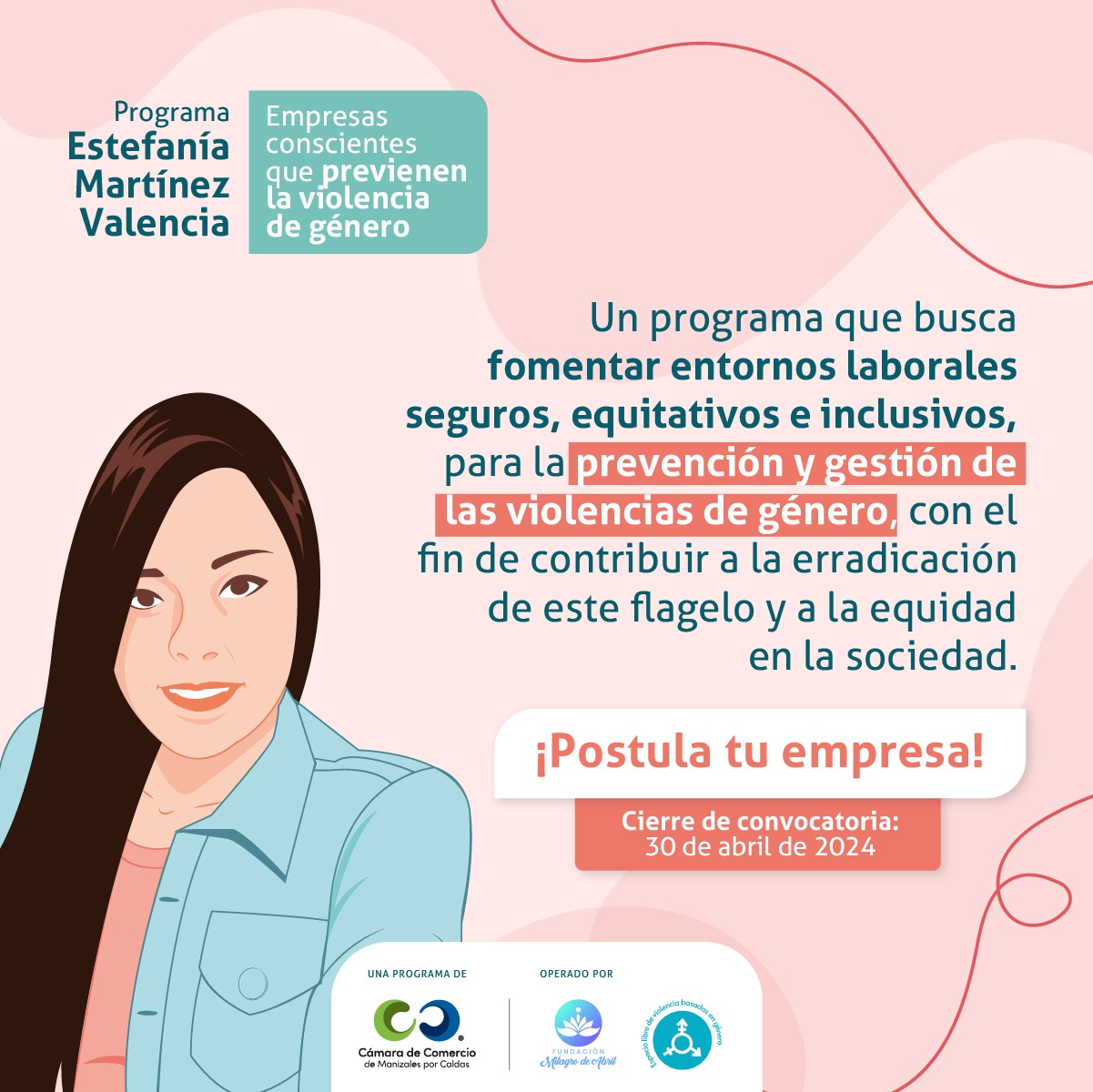 Programa Estefanía Martínez Valencia abre convocatoria de inscripción para el 2024
