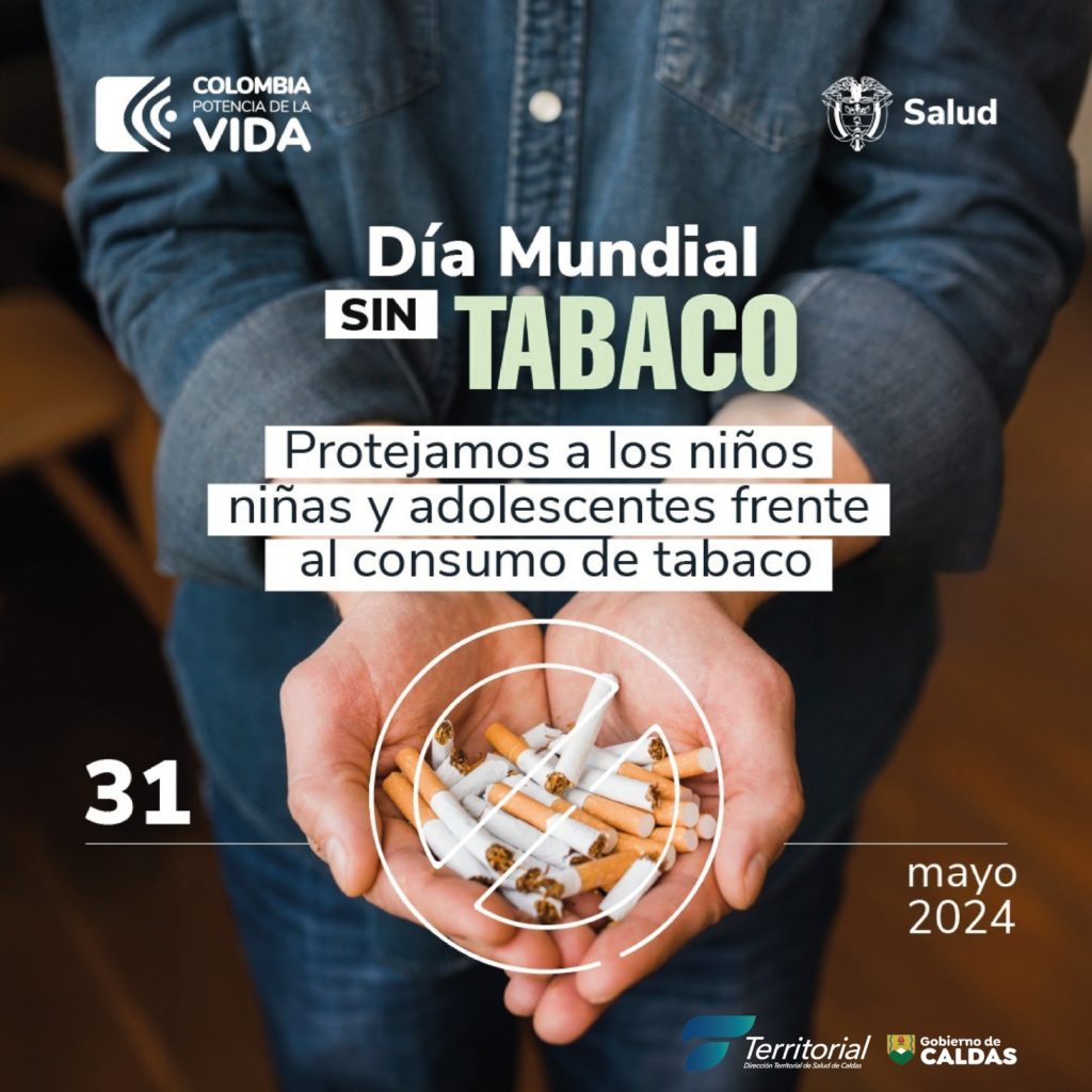 En el Día Mundial Sin Tabaco, Territorial de Salud de Caldas hace un llamado a la prevención del consumo en niños y adolescentes