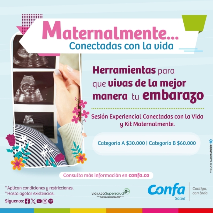 Maternalmente, nuevo subsidio de Confa para mujeres gestantes