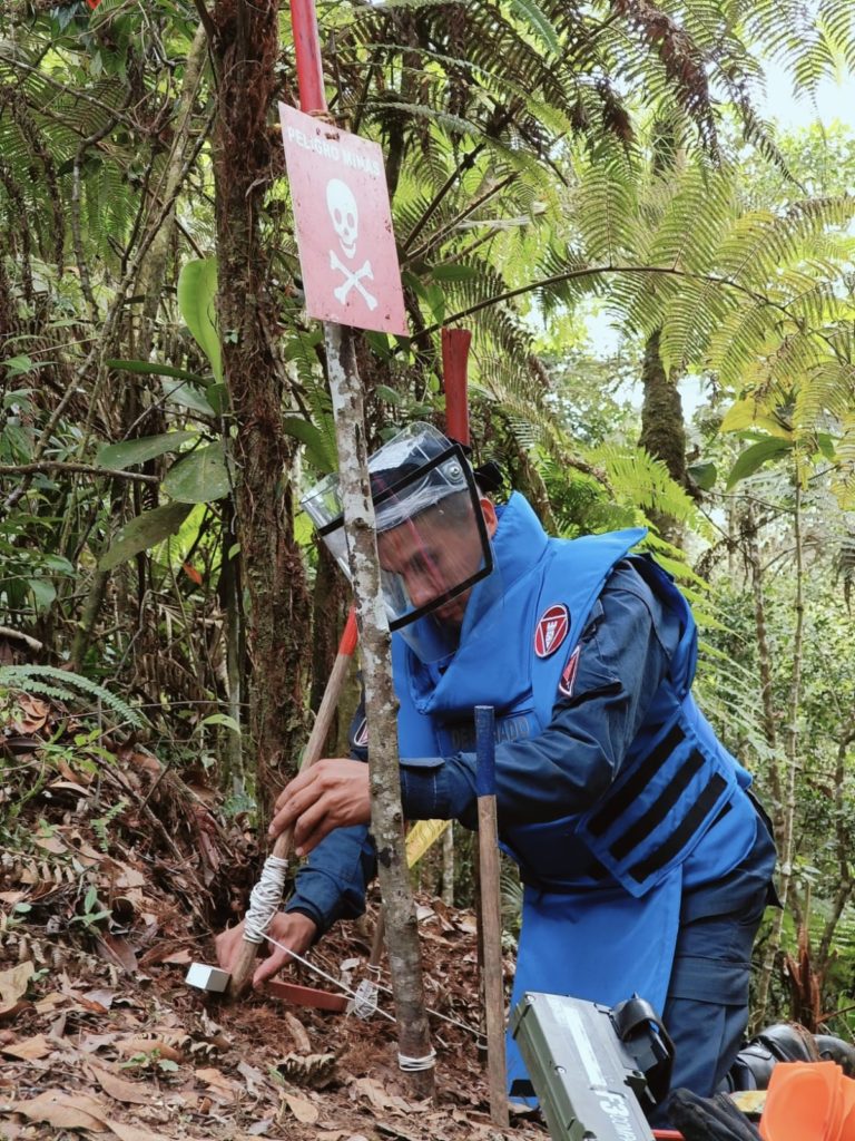 Marulanda, libre de minas antipersonal: Ya son 13 los municipios de Caldas declarados sin presencia de estos artefactos