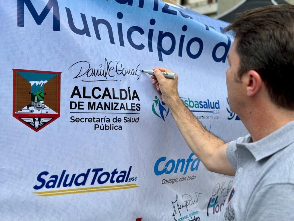 Se firmó en Manizales Alianza por la Salud, como compromiso integral para el bienestar de la comunidad