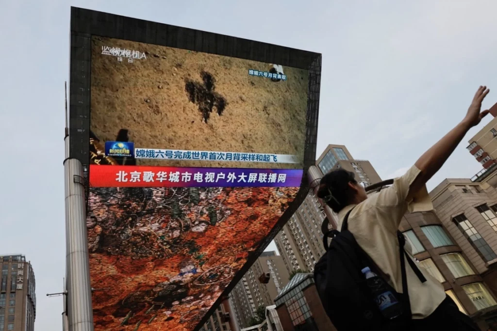 Chang’e regresa con rocas lunares