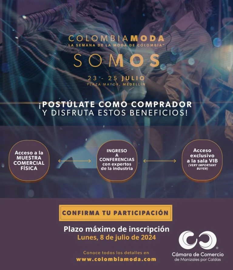 Colombiamoda recibirá empresarios de la jurisdicción de la CCMPC