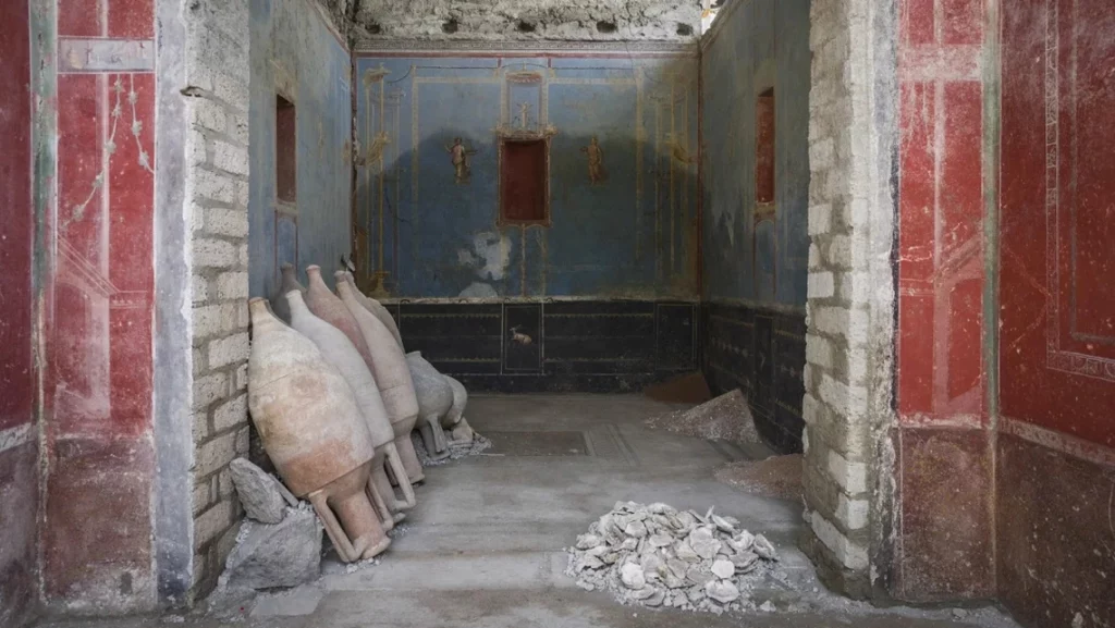 En Pompeya se ha desenterrado un antiguo santuario romano