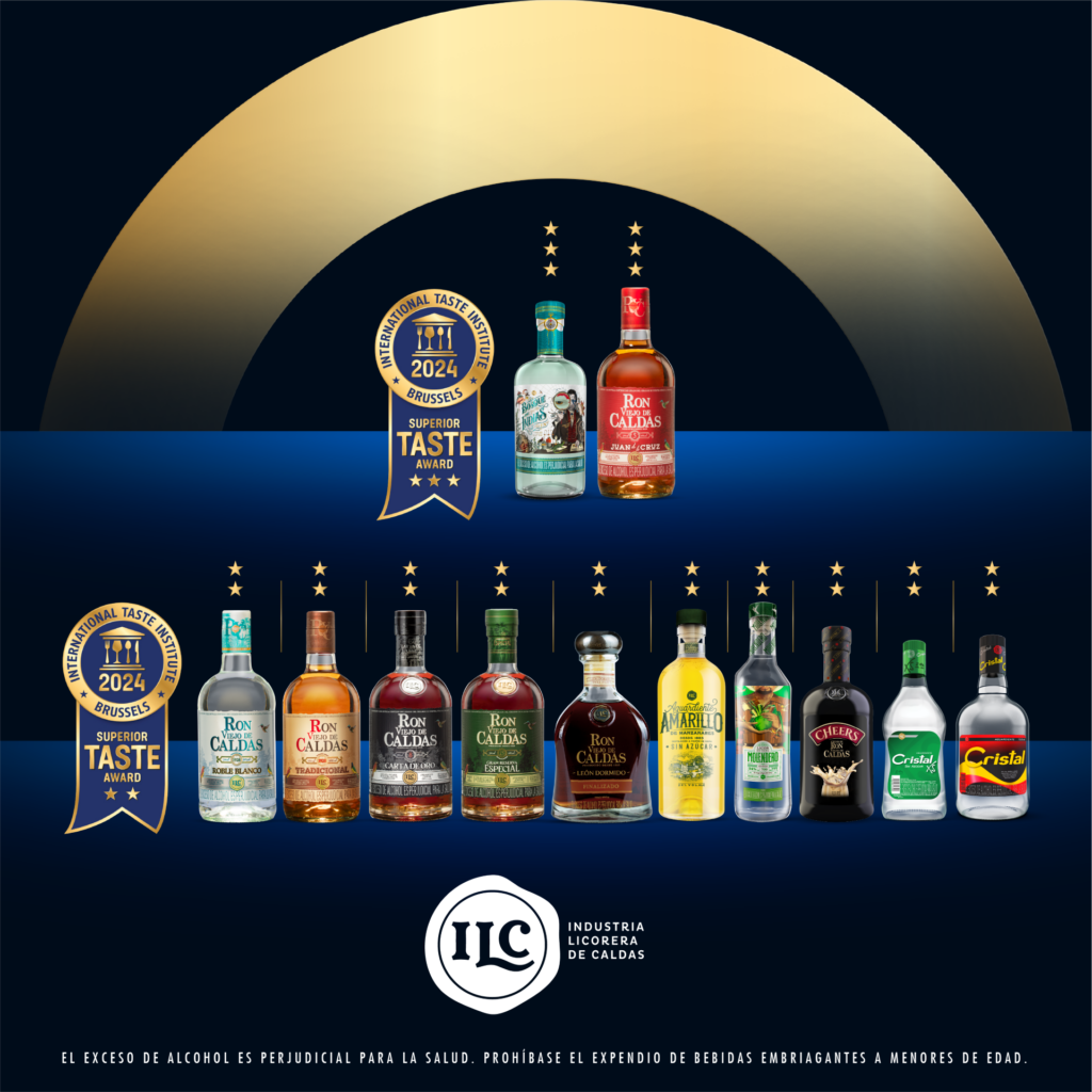 La ILC brilla en el escenario internacional con 12 Premios del International Taste Institute