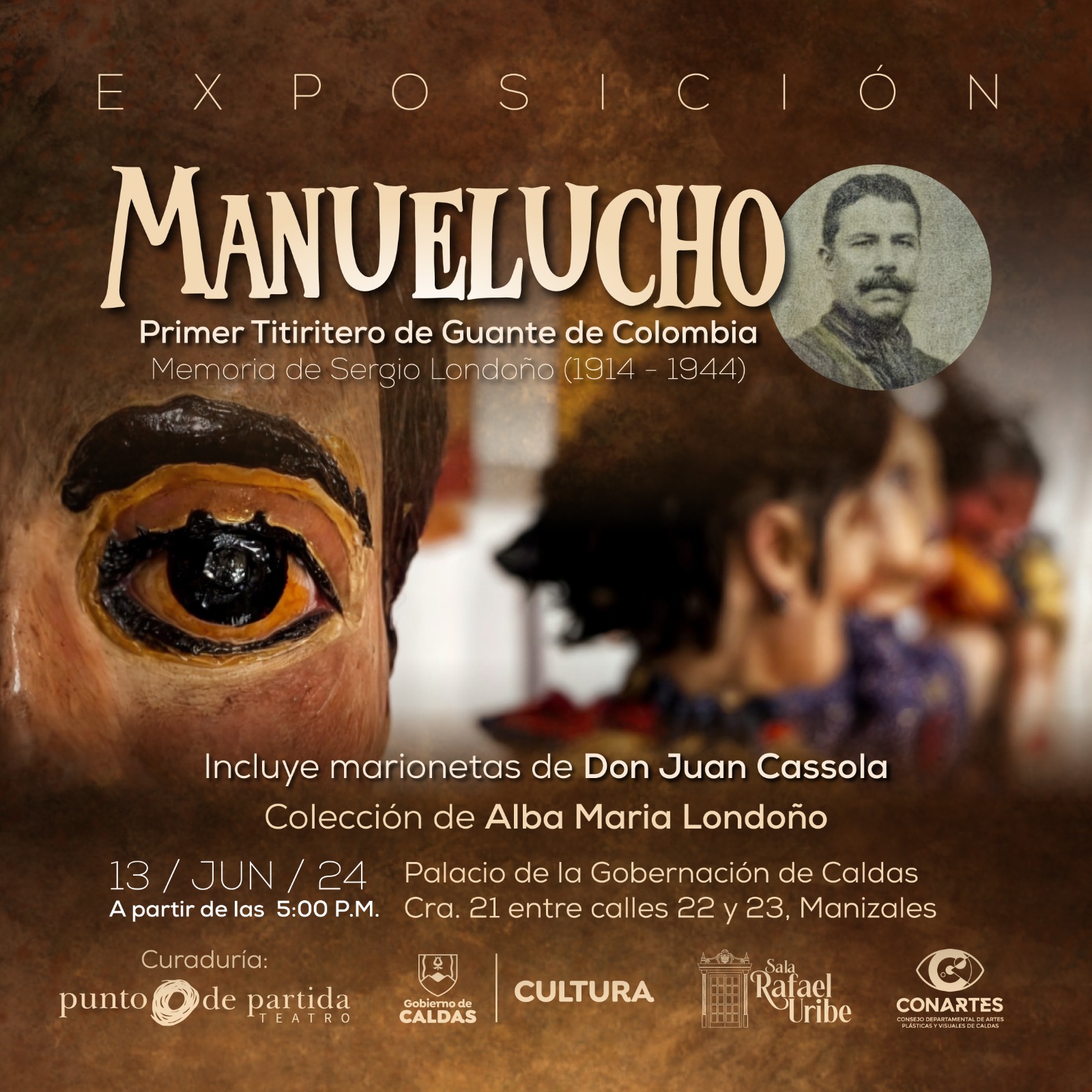 Secretaría de Cultura y la Fundación Teatro Punto de Partida presentan la obra ‘Manuelucho’, legado de costumbres de los primeros habitantes de Caldas
