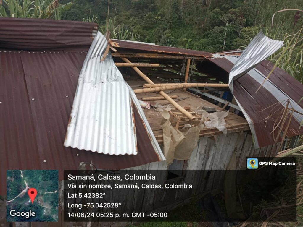 Vendaval en Samaná: 12 viviendas afectadas y 37 personas damnificadas