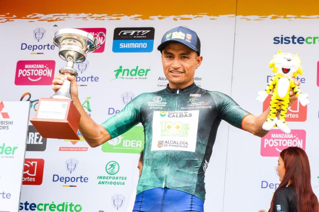 Yesid Pira, ganó la octava etapa de la Vuelta a Colombia
