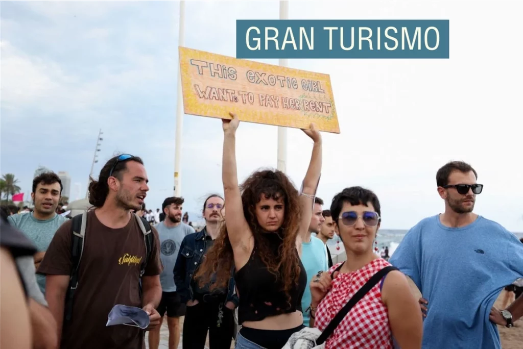 Barcelona protesta contra el turismo