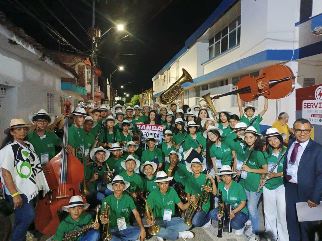 Caldas logró el tercer puesto en el Concurso Nacional de Bandas Estudiantiles de San Pedro, en el Valle del Cauca
