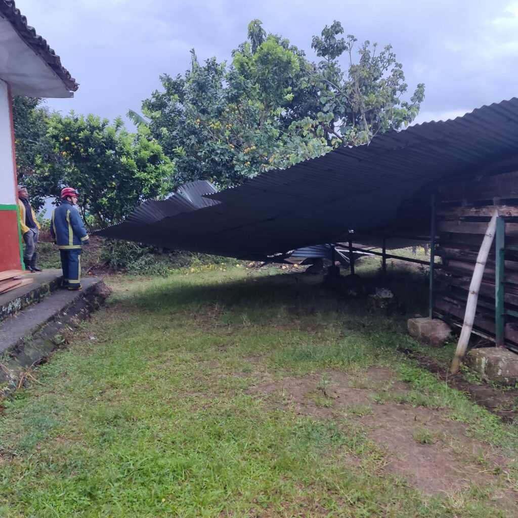 Dos municipios en Caldas, afectados por las lluvias del viernes