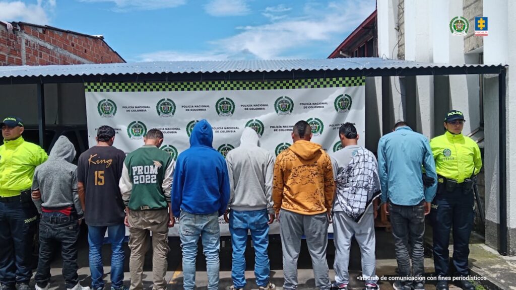 Aseguradas 10 personas por tráfico de estupefacientes en Riosucio y Chinchiná (Caldas)