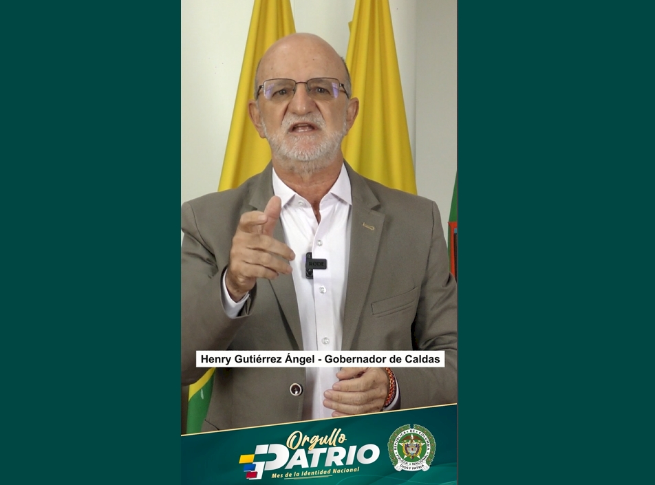 El Gobernador Henry Gutiérrez Ángel invita a celebrar 214 años de libertad con la Policía Nacional