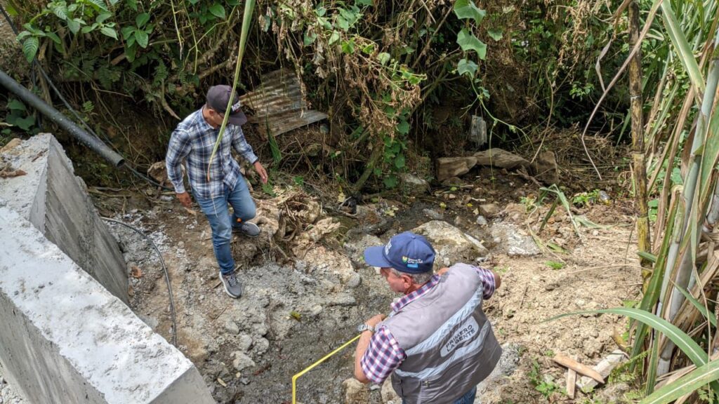 Gobierno de Caldas entregó obra hidráulica en Pensilvania; con ella se mejora el manejo de aguas y se mitiga el riesgo