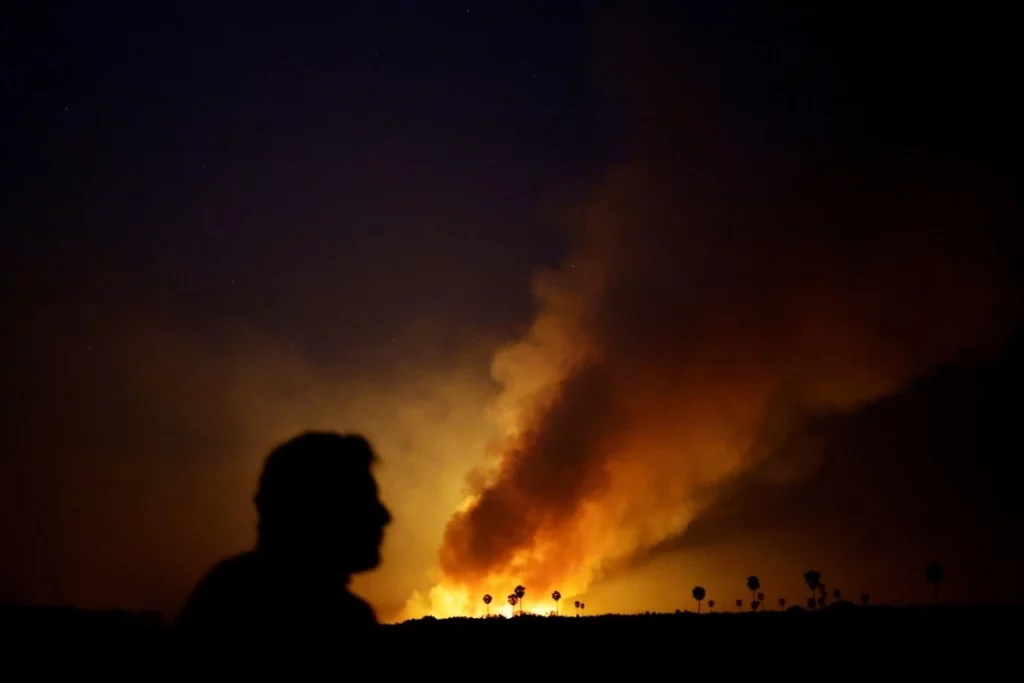 Incendios récord en Brasil