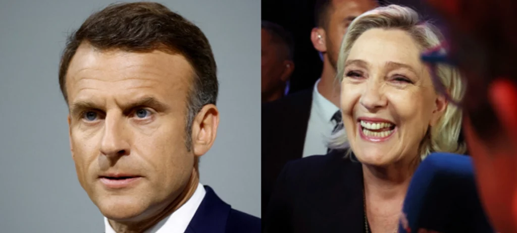 Macron busca bloquear a Le Pen