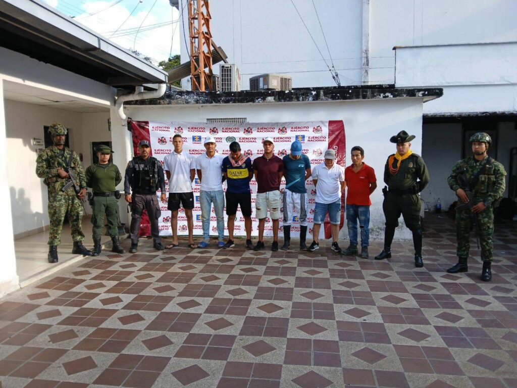 Operativo en Riosucio: Captura de siete sujetos por minería ilegal y se incautan 80 millones en equipos