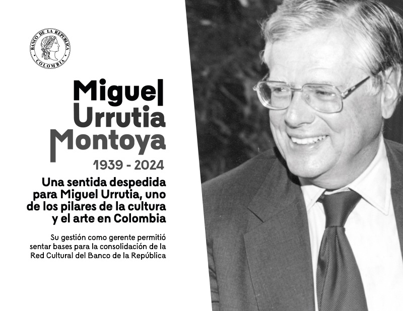 Una sentida despedida para Miguel Urrutia, uno de los pilares de la cultura y el arte en Colombia