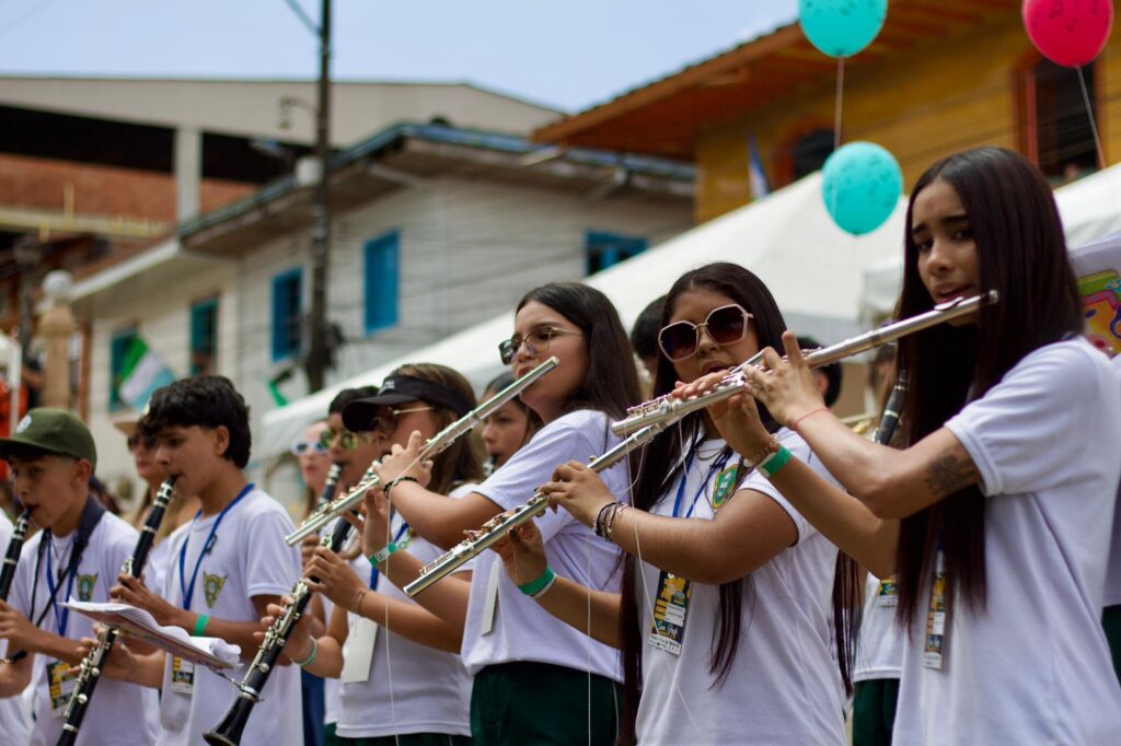 350 estudiantes deleitaron a propios y turistas en la competencia subregional del Occidente Próspero del Festival Departamental de Bandas