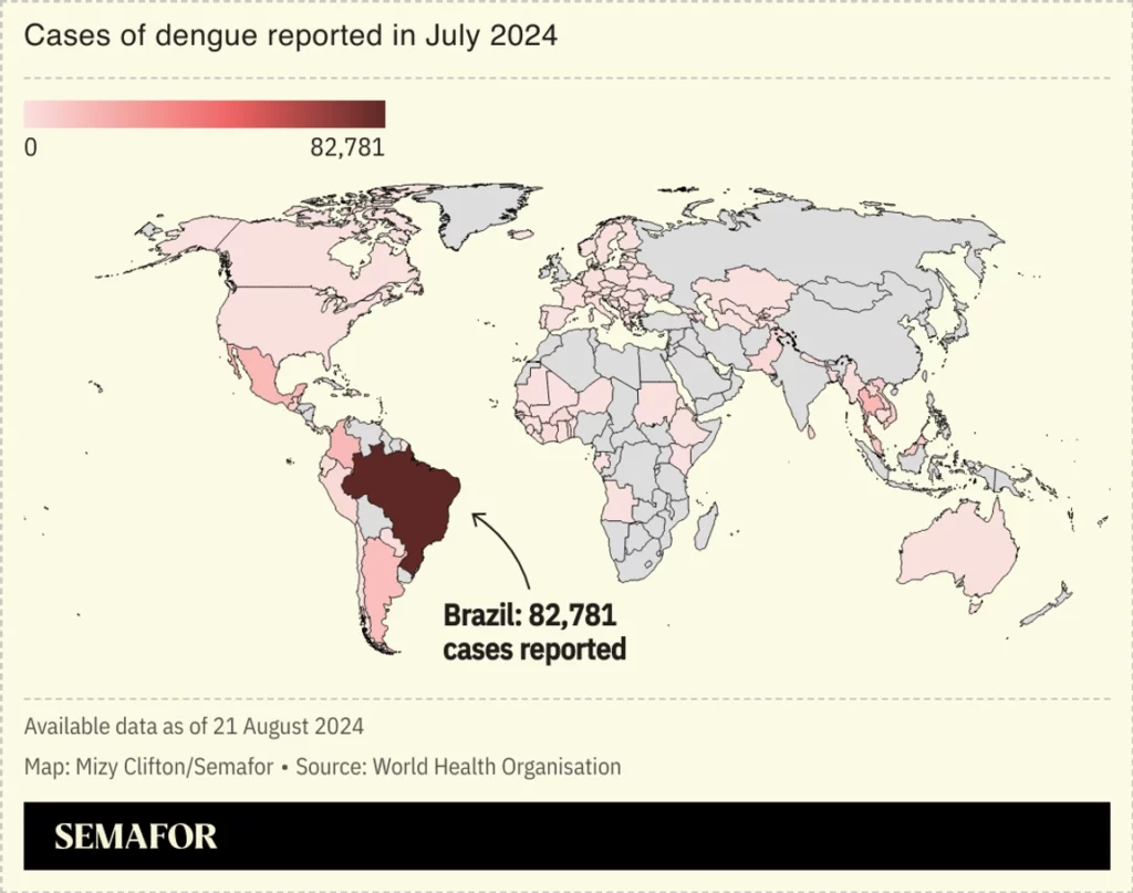 Aumento de enfermedades transmitidas por mosquitos