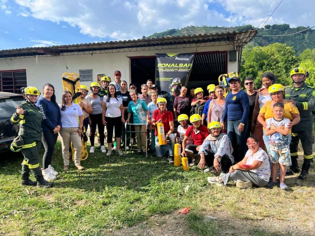 Avanzan los cursos de atención comunitaria de emergencias que la Unidad de Gestión del Riesgo de Caldas lleva a los territorios