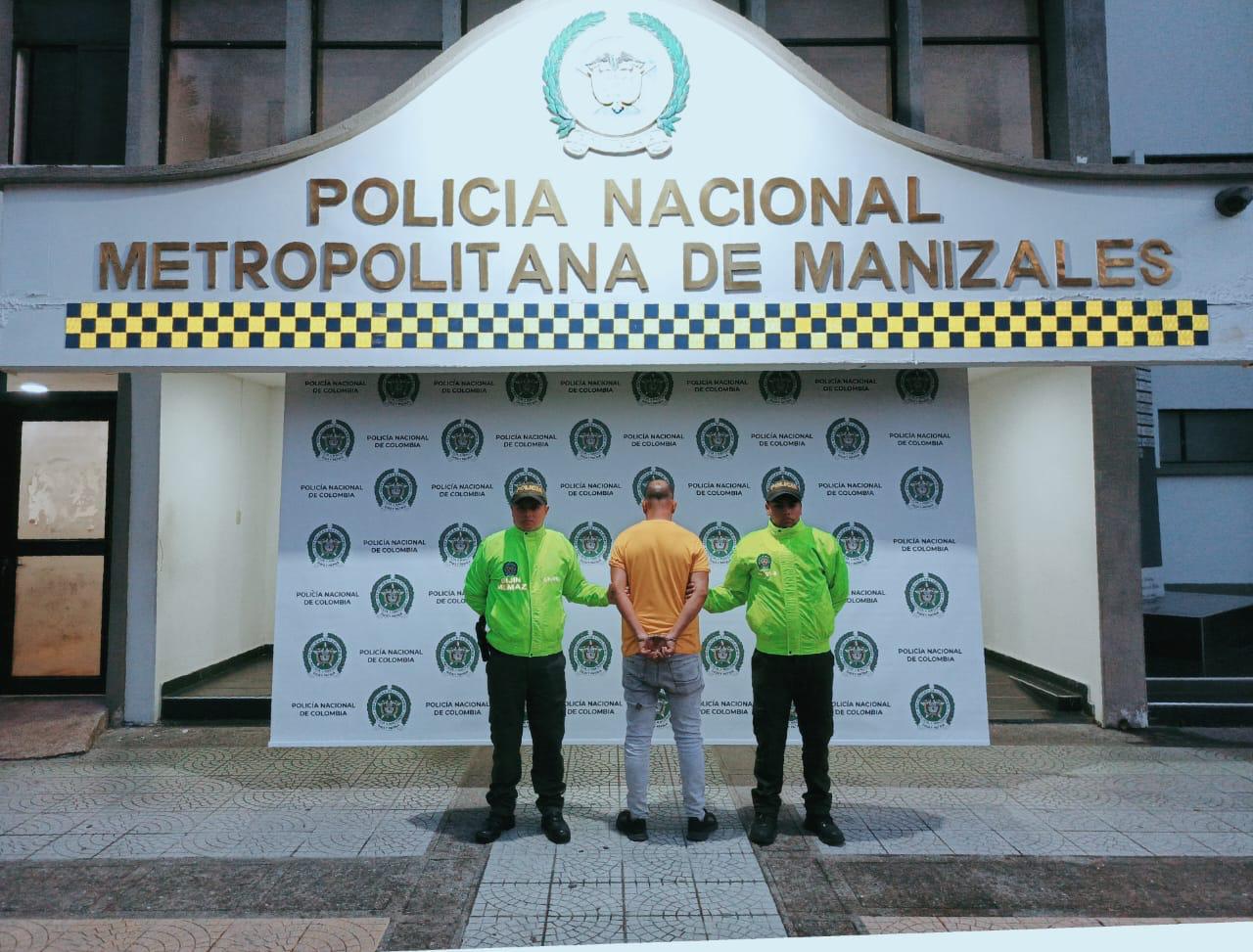 Capturado uno de los más buscados de Manizales por el delito de actos sexuales con menor de 14 años agravado en concurso