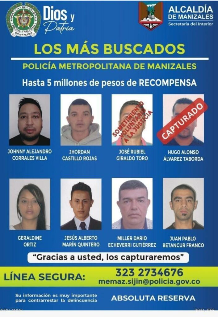 Capturado uno de los más buscados de Manizales por el delito de actos sexuales con menor de 14 años agravado en concurso