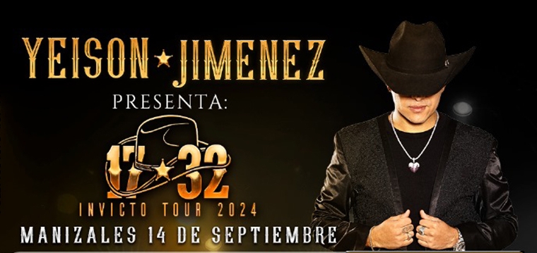 Yeison Jiménez Cierra Su Gira con un Gran Concierto en Manizales ILC