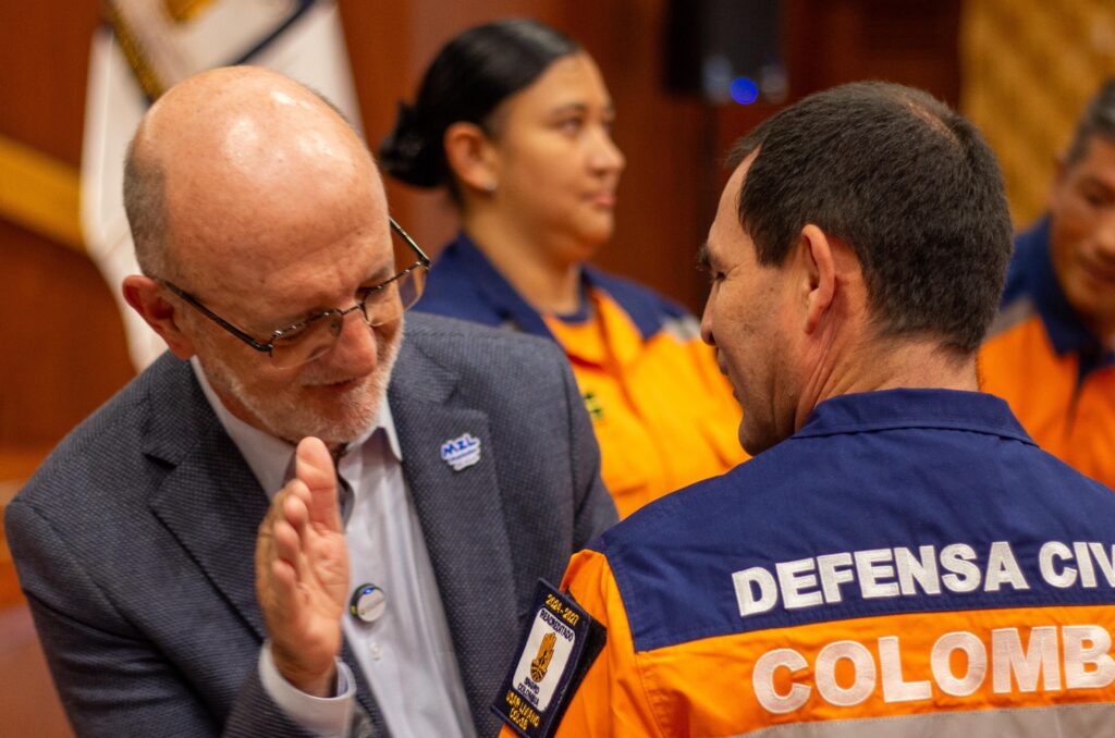 Gobierno de Caldas celebra la reacreditación del grupo USAR-Col 16 de la Defensa Civil Seccional Caldas: 33 voluntarios fueron certificados en alta calidad en búsqueda y rescate
