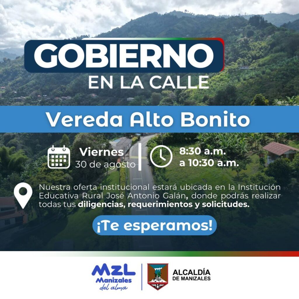 “Gobierno en la Calle” llega a Alto Bonito este viernes