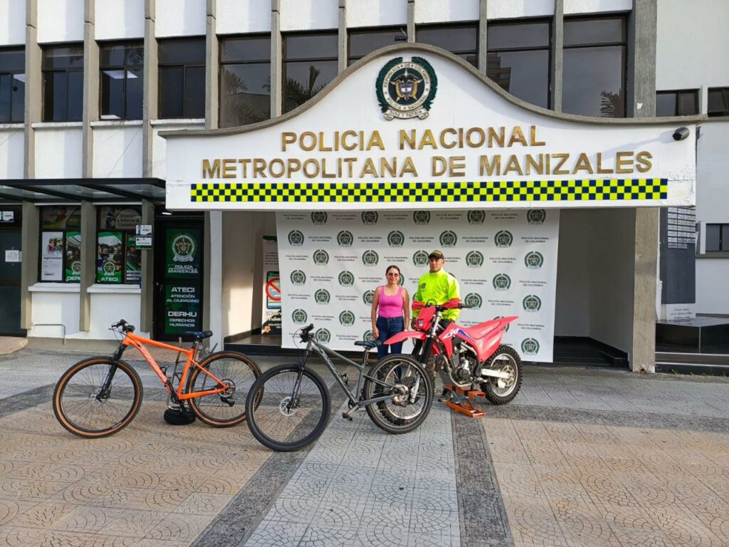 La Policía Nacional en dos hechos aislados recuperó dos motocicletas y dos bicicletas que fueron hurtadas en el barrio Fátima y la Sultana