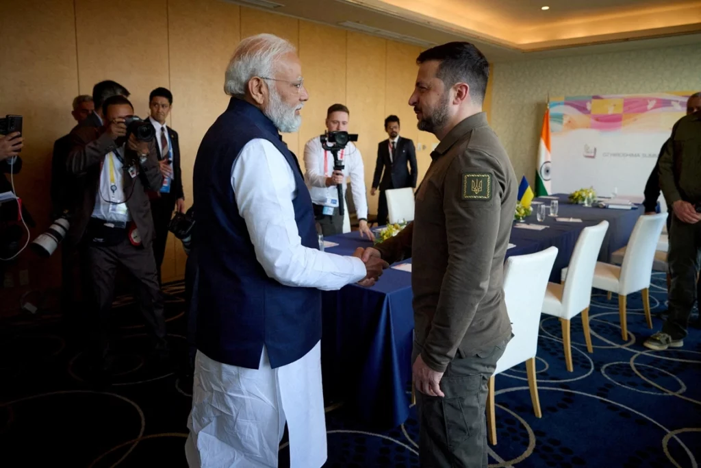 Modi llega a Kyiv para mantener conversaciones