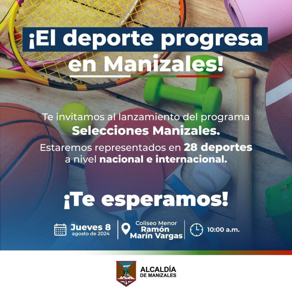 Por el progreso deportivo de la ciudad, Alcaldía iniciará la conformación de las Selecciones Manizales 