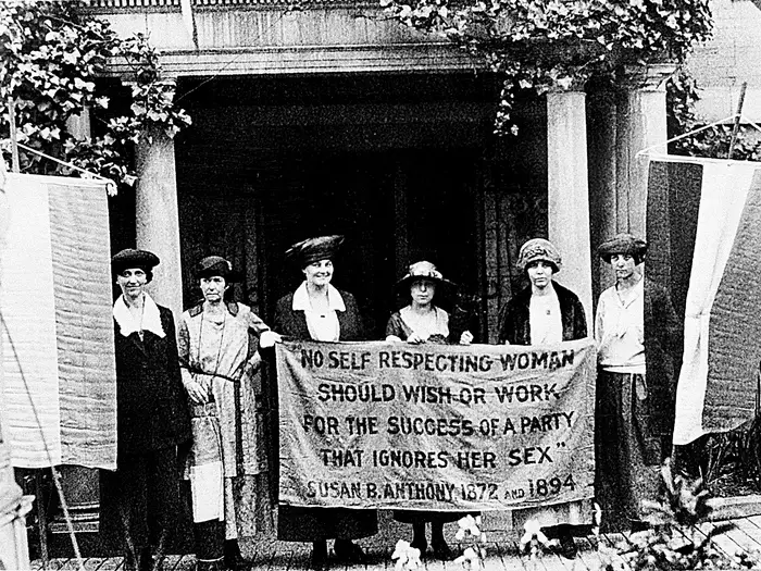 Women attended the GOP Convention in 1920 to rally support for the 19th Amendment granting them the right to vote.