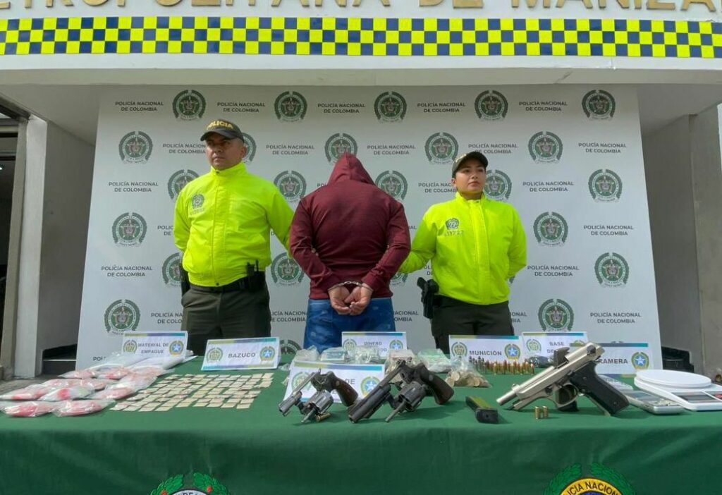 Con ‘El Gordo’ capturado la Policía Metropolitana de Manizales da un Fuerte Golpe al Microtráfico