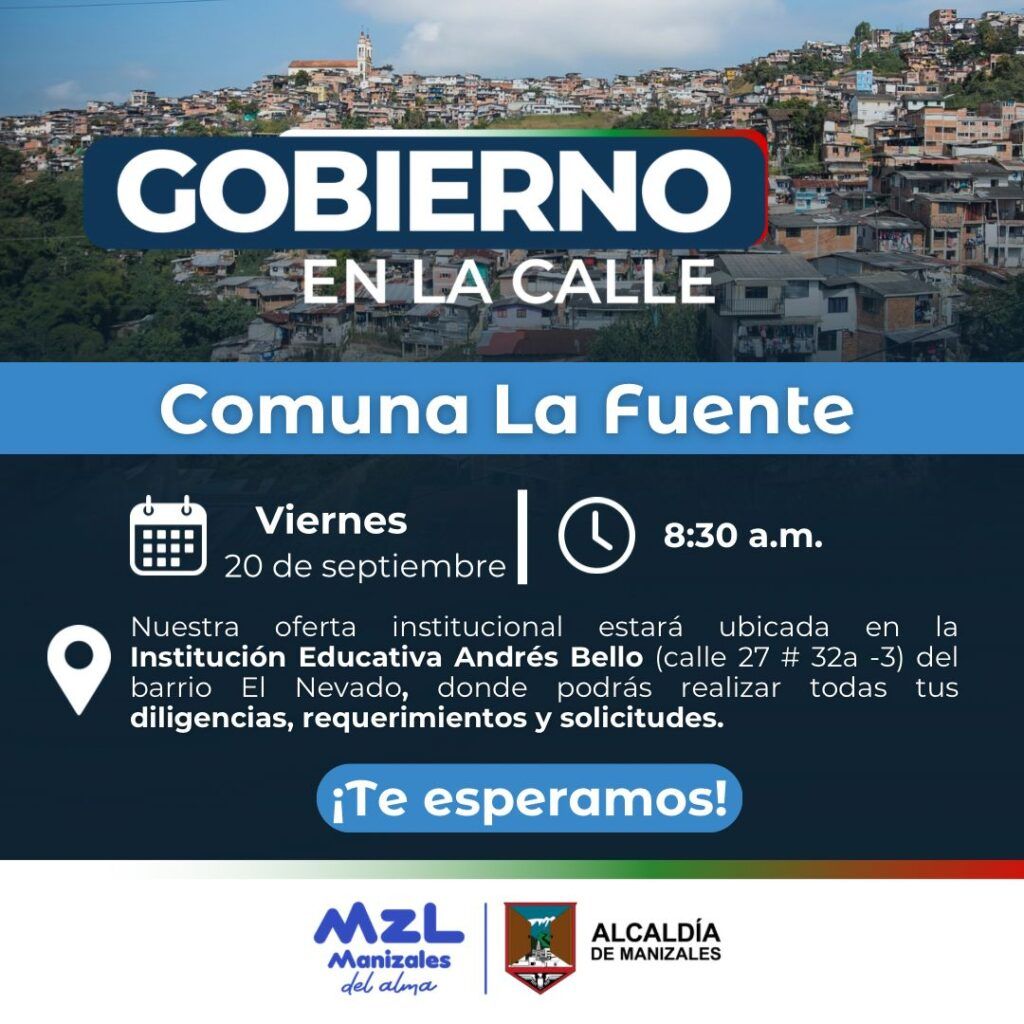 Gobierno en la Calle llega a la Comuna La Fuente para atender necesidades comunitarias