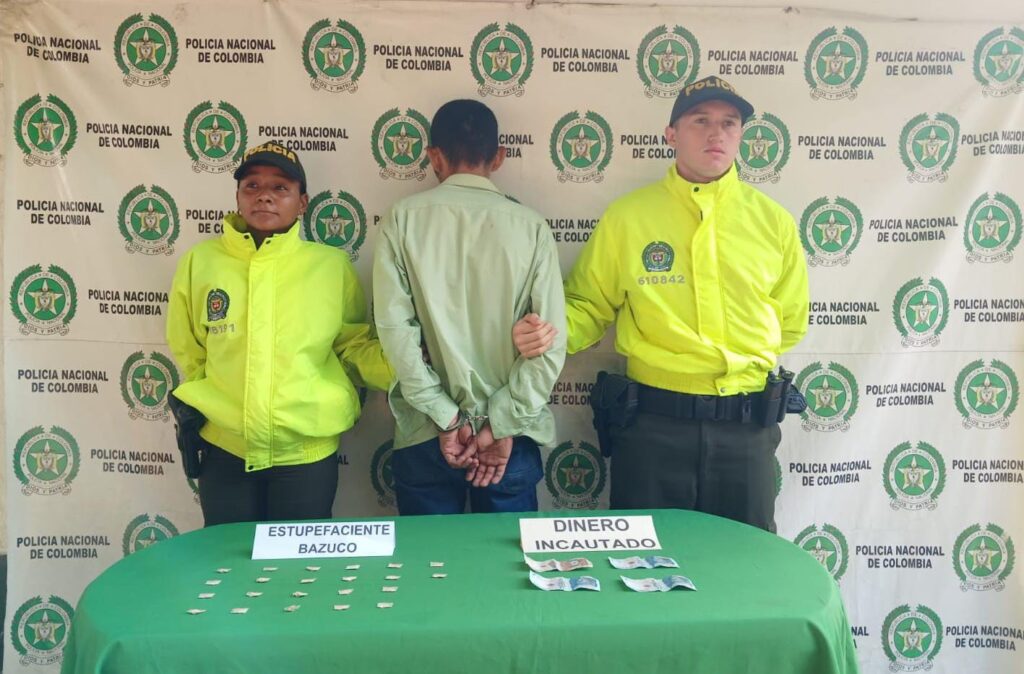 Capturado «Gafas», Presunto Expendedor de Drogas en La Dorada