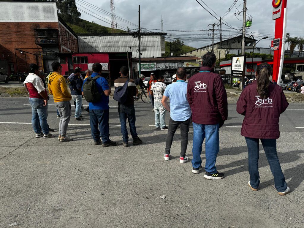 La Alcaldía de Manizales garantizó el respeto de los derechos de los manizaleños y manifestantes durante el paro de transportadores