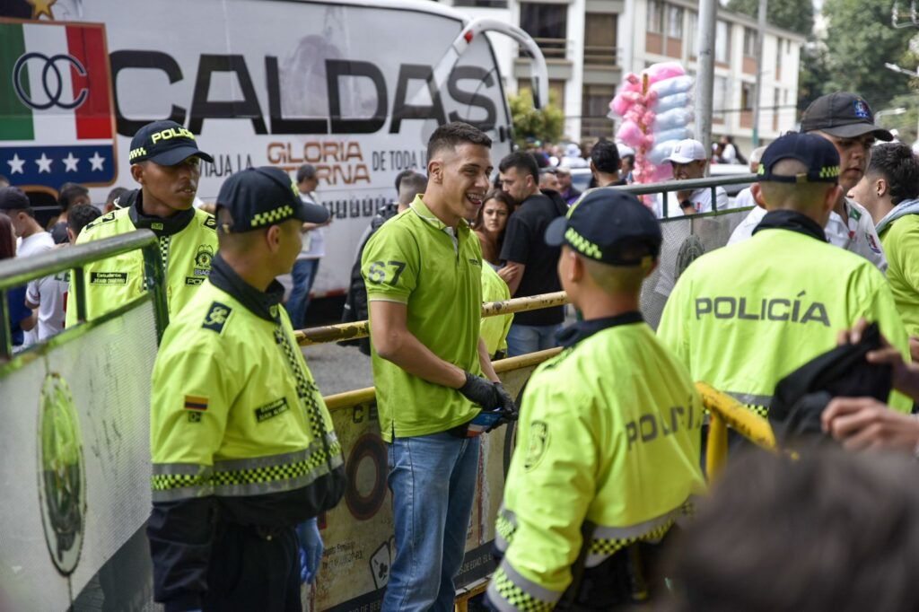 Seguridad garantizada para el partido Once Caldas vs. Independiente Medellín