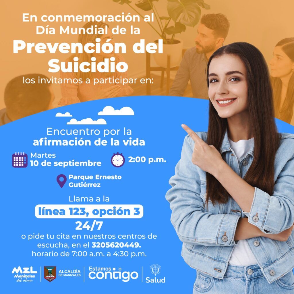 Participa en la conmemoración del Día Mundial de la Prevención del Suicidio